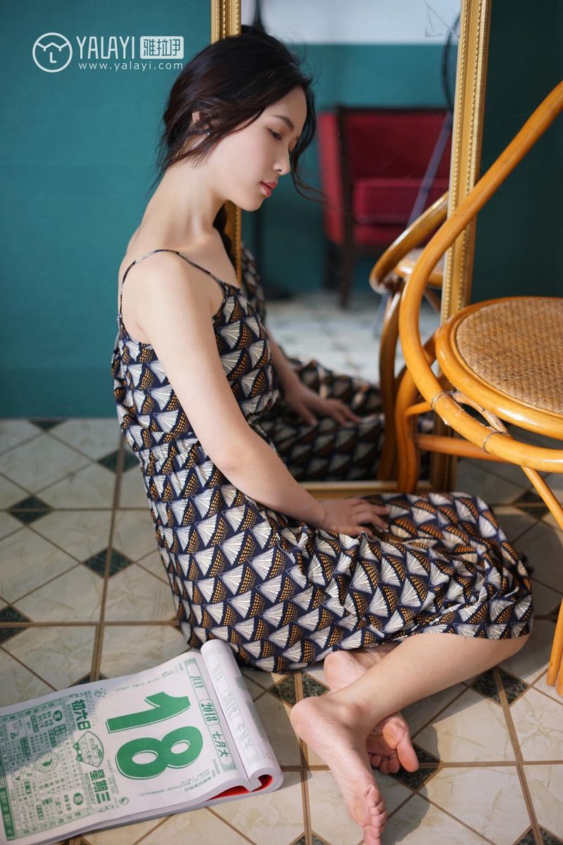 YALAYI雅拉伊清纯美女卡柔民国旗袍初见主题私房写真