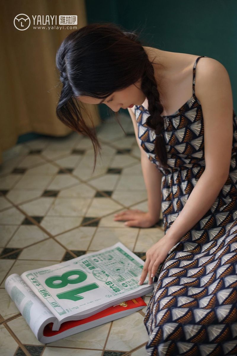 YALAYI雅拉伊清纯美女卡柔民国旗袍初见主题私房写真