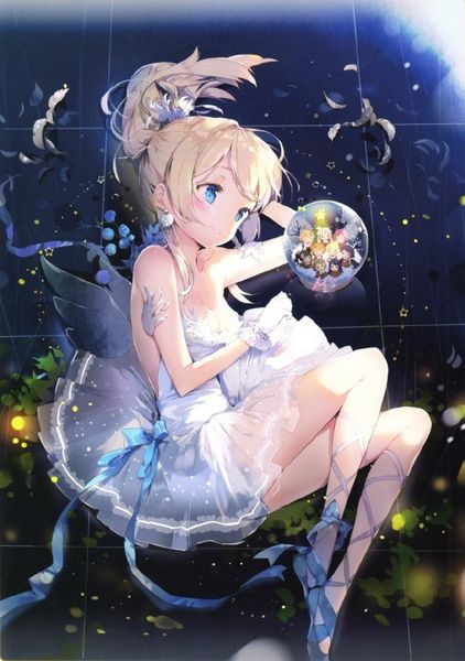 动漫美女素材金发高清图片