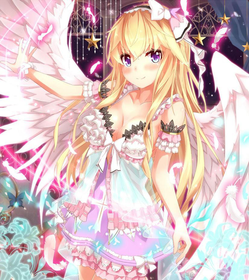 动漫美女素材金发高清图片