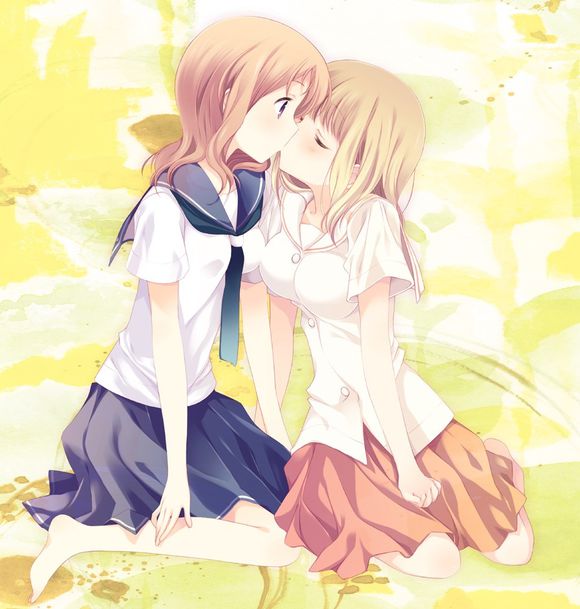 动漫美女百合本子图kiss集锦