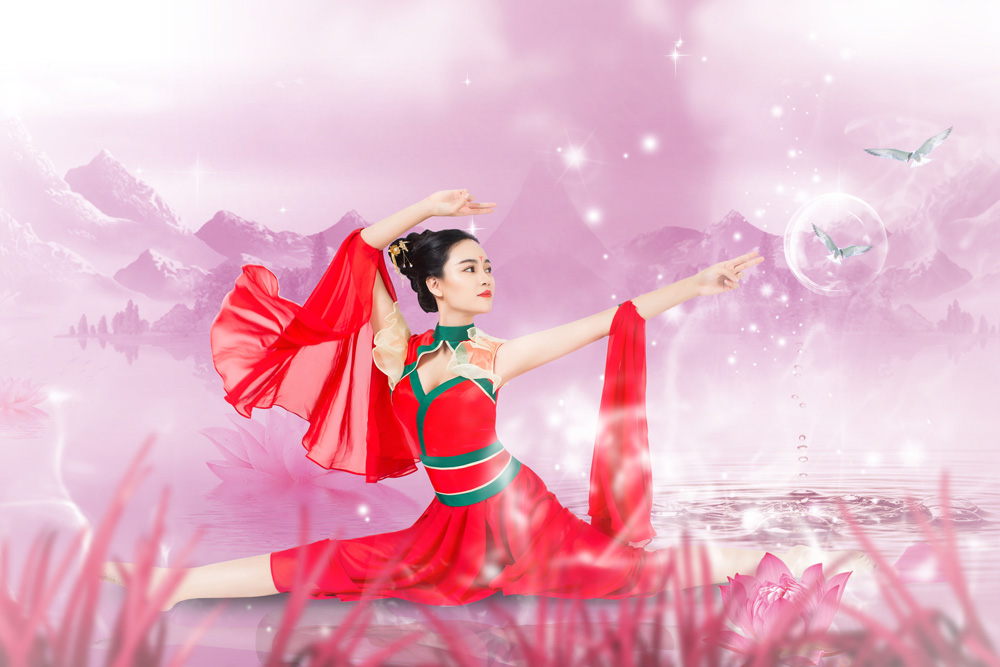 尤果网古装美女棚拍秀迷人乳沟照片