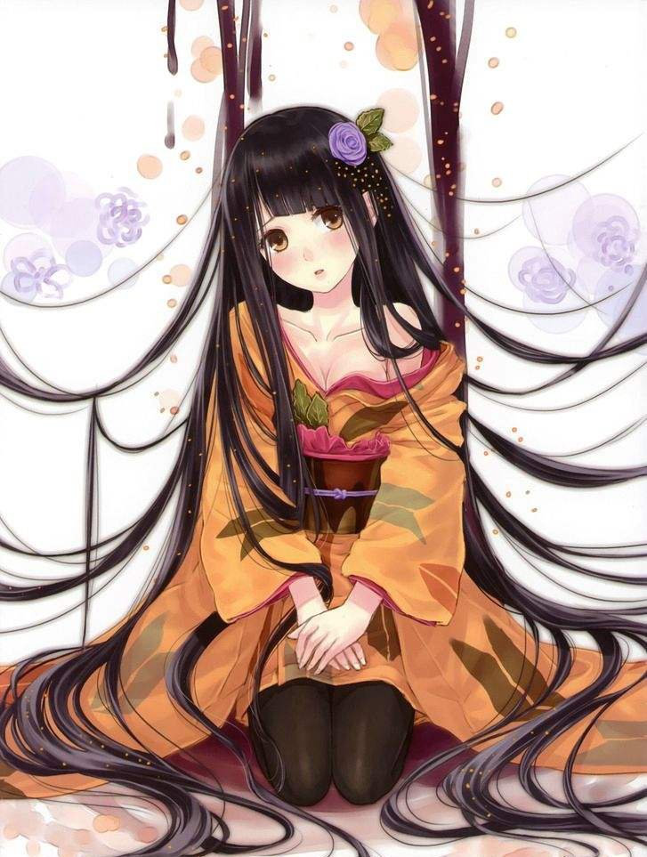 动漫和服美女精选图片素材