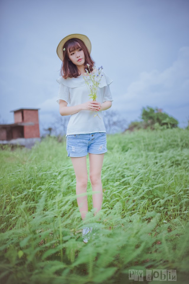 小清新热裤美女户外唯美写真集