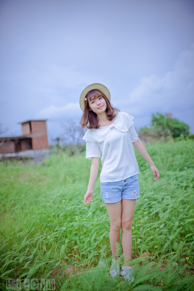 小清新热裤美女户外唯美写真集