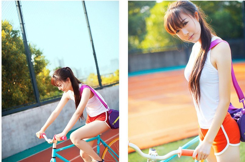 阳光下的清纯大学女生最纯真