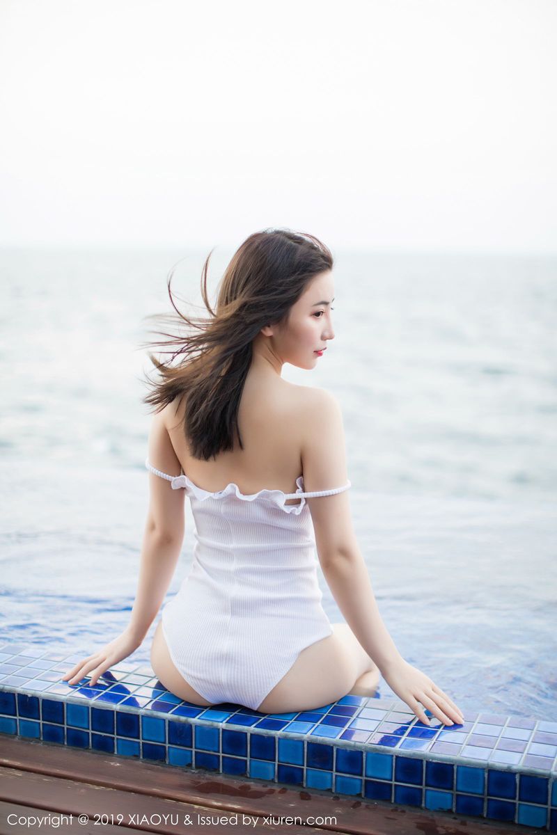 语画界性感女神绯月樱Cherry美胸翘臀湿身诱惑马尔代夫旅拍