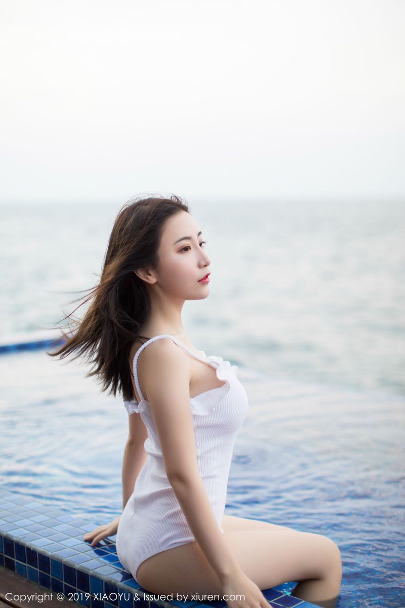 语画界性感女神绯月樱Cherry美胸翘臀湿身诱惑马尔代夫旅拍