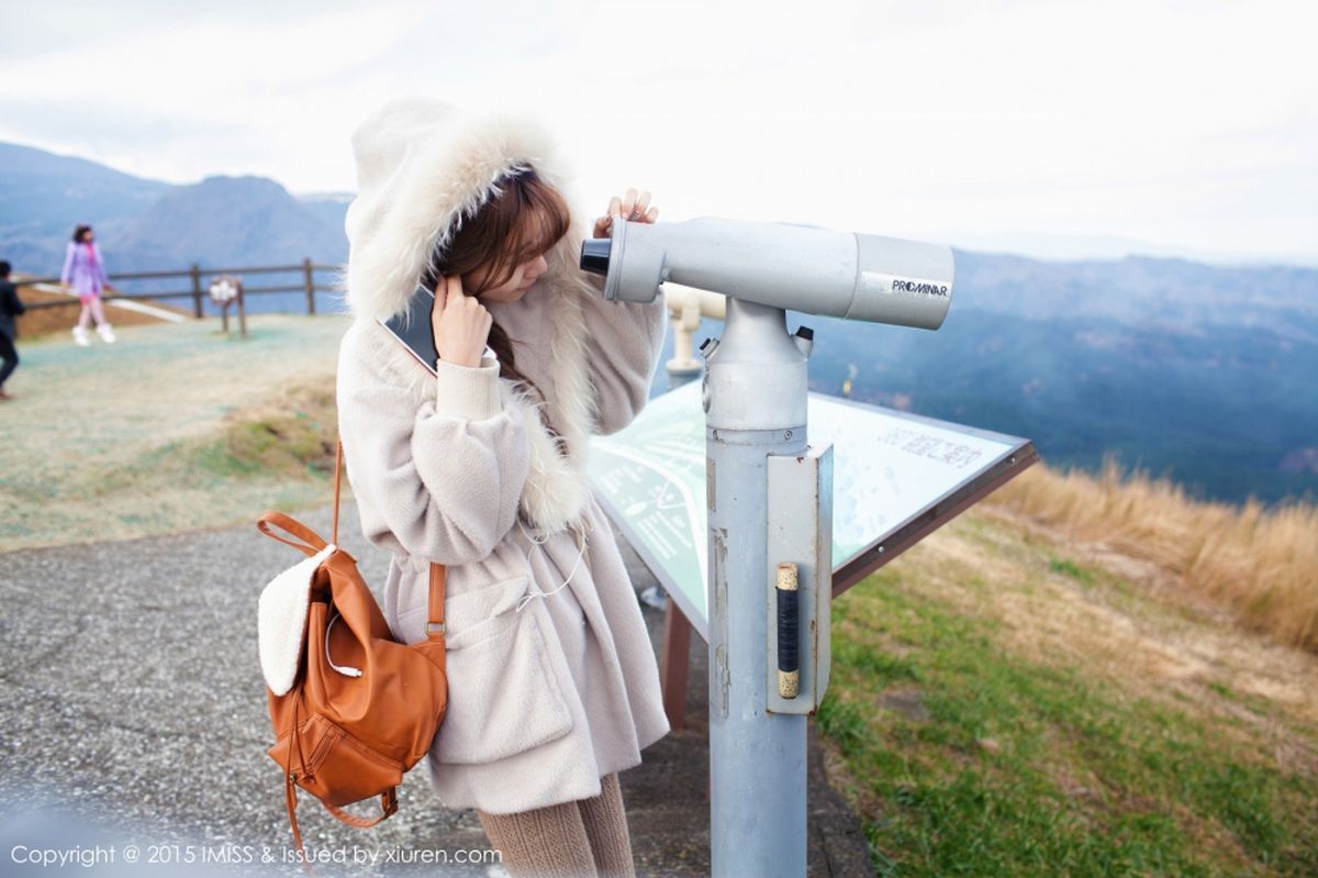 爱蜜社极品美女陈潇Xiaoer户外清新养眼日本之旅美图写真