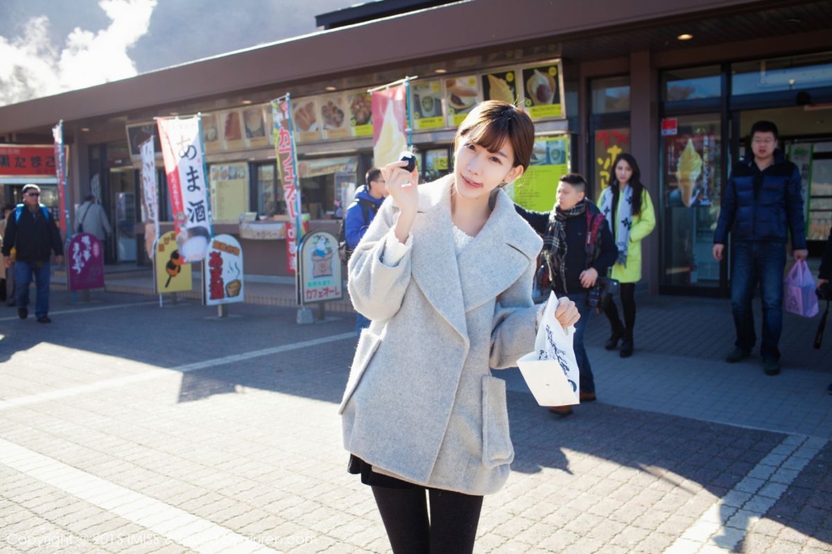 爱蜜社极品美女陈潇Xiaoer户外清新养眼日本之旅美图写真