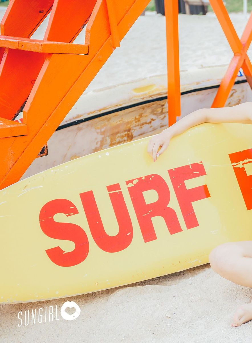 阳光宝贝台湾美女模特林薇多比基尼诱惑南岛冲绳性感写真