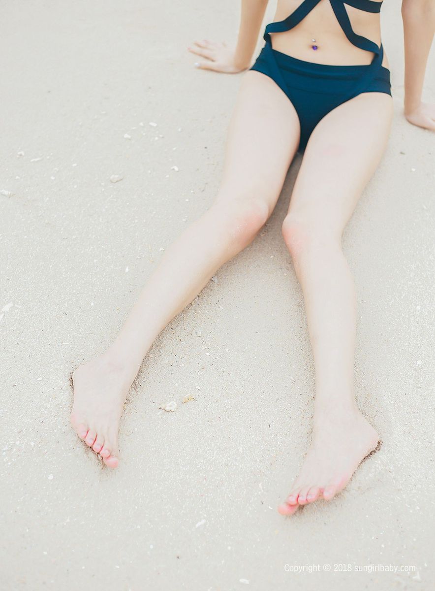 阳光宝贝台湾美女模特林薇多比基尼诱惑南岛冲绳性感写真