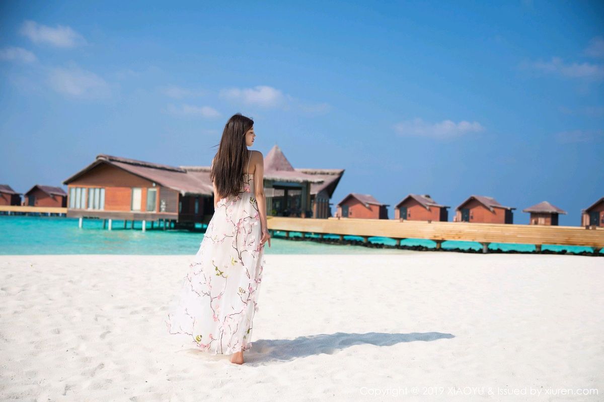 语画界性感女神杨晨晨sugar浴室美腿内衣诱惑马尔代夫旅拍