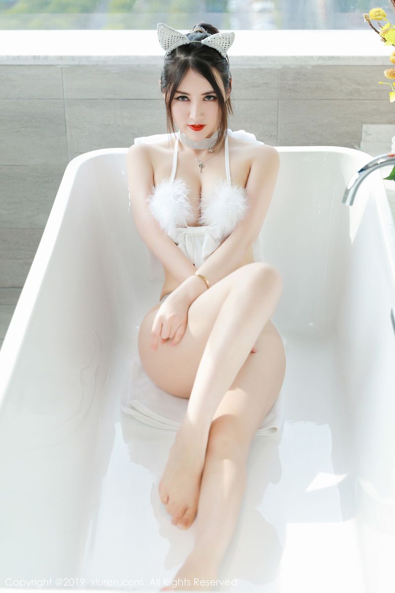 秀人网性感美女陈诗诗kiki猫女郎黑丝美腿情趣内衣诱惑套图