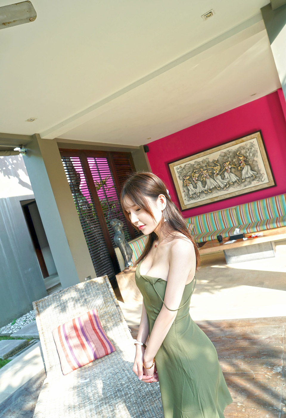 美女主播周于希海边清新系列