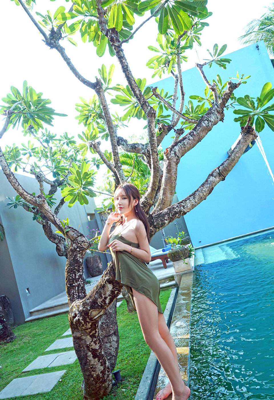 美女主播周于希海边清新系列