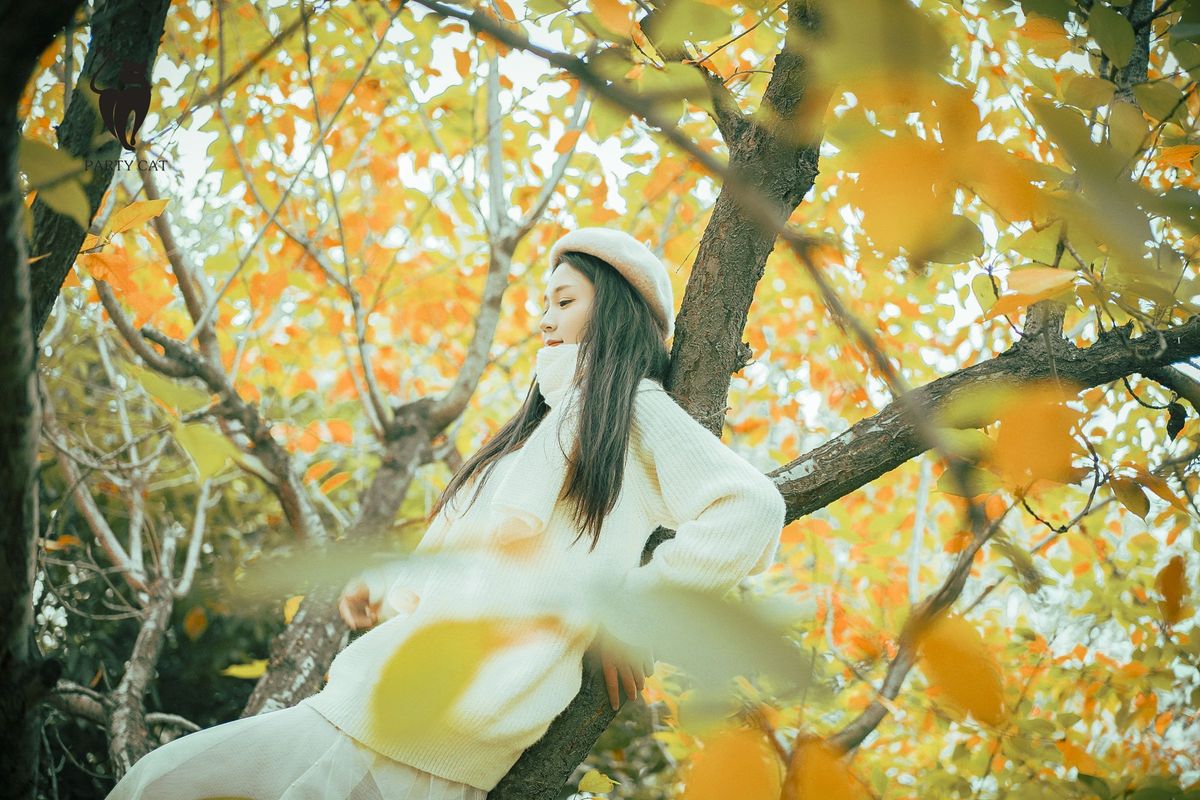 PartyCat轰趴猫美女模特曲曲千娇百媚内衣诱惑室内性感写真