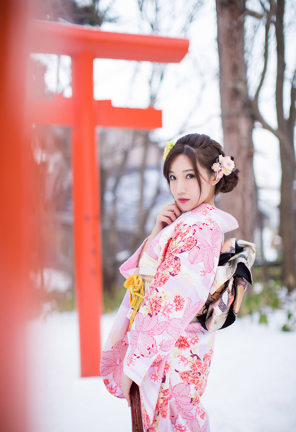 小狐狸长腿黑丝袜风情妩媚