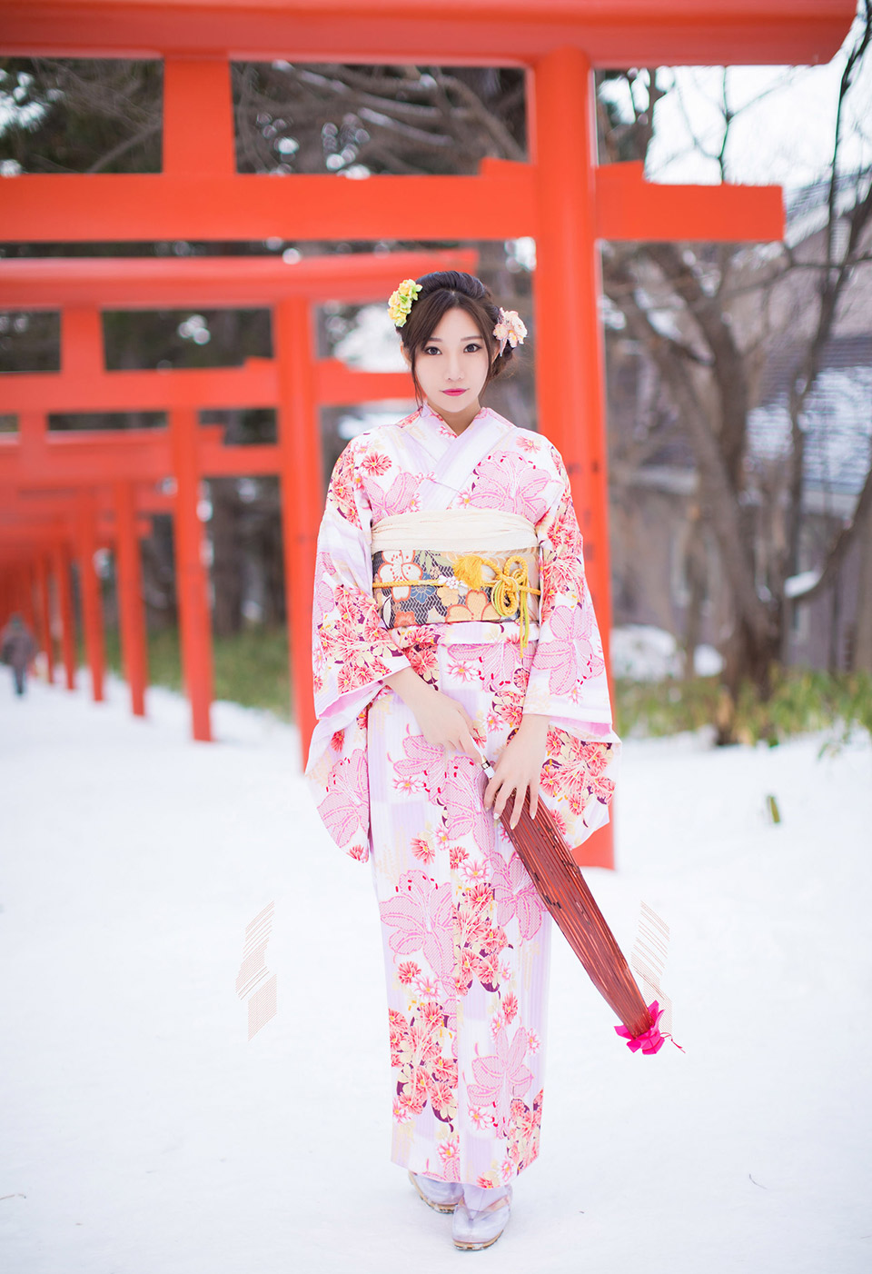 小狐狸长腿黑丝袜风情妩媚