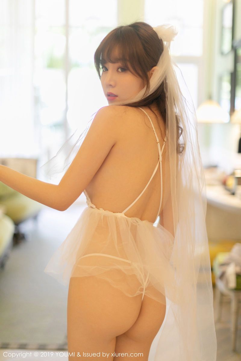 尤蜜荟性感女神王雨纯透视薄纱情趣镂空内衣诱惑系列写真