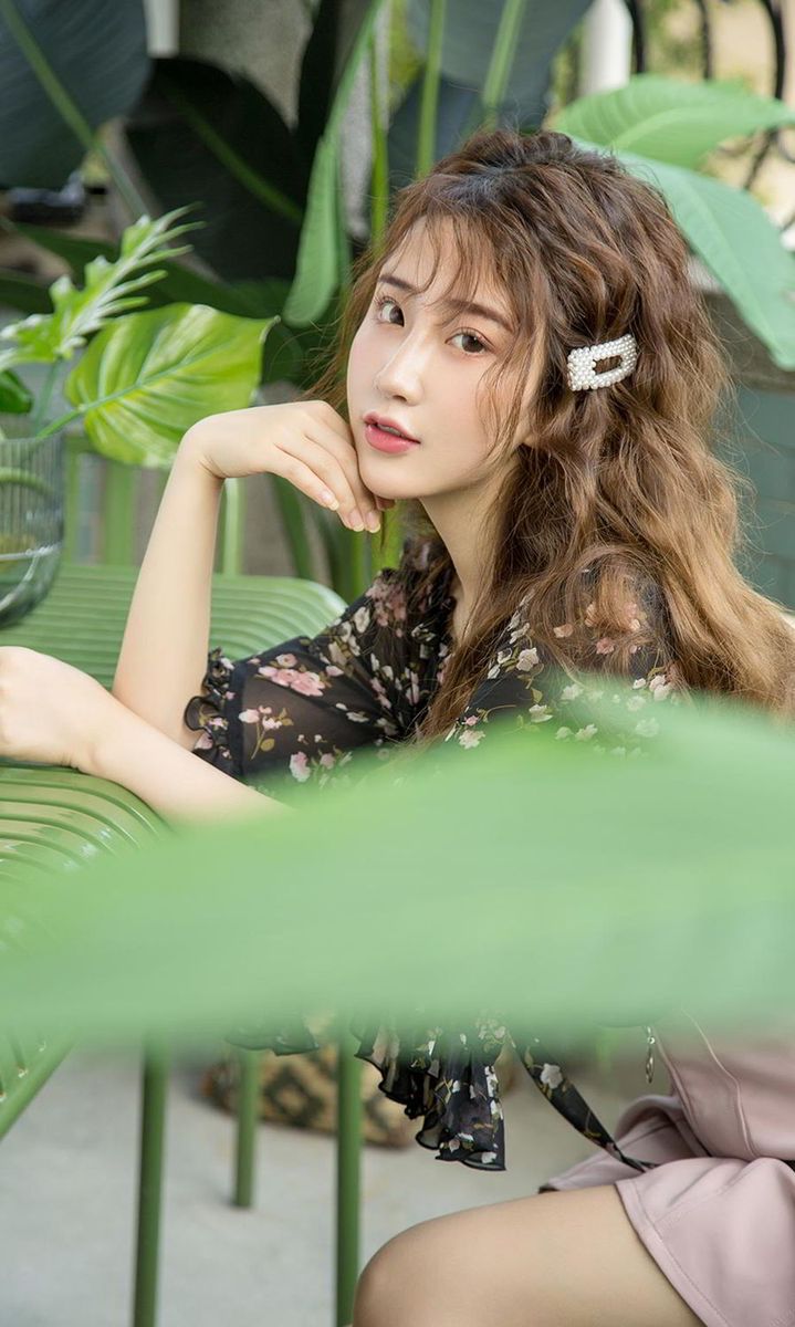 尤果网性感女神绯月樱Cherry白衬衫超短裙职场OL制服诱惑美图