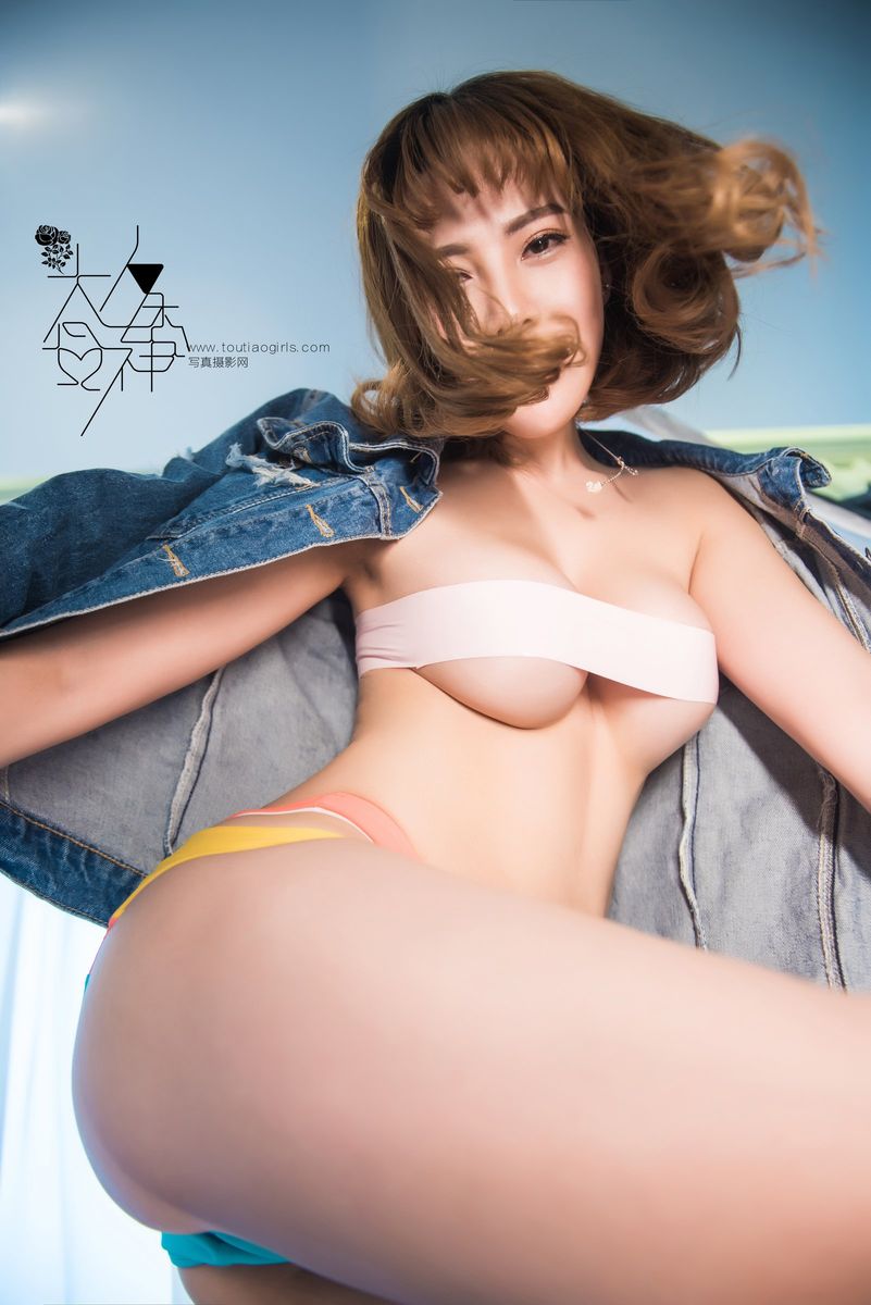 头条女神美女模特沐子熙V蜜桃美臀内衣诱惑大尺度性感写真