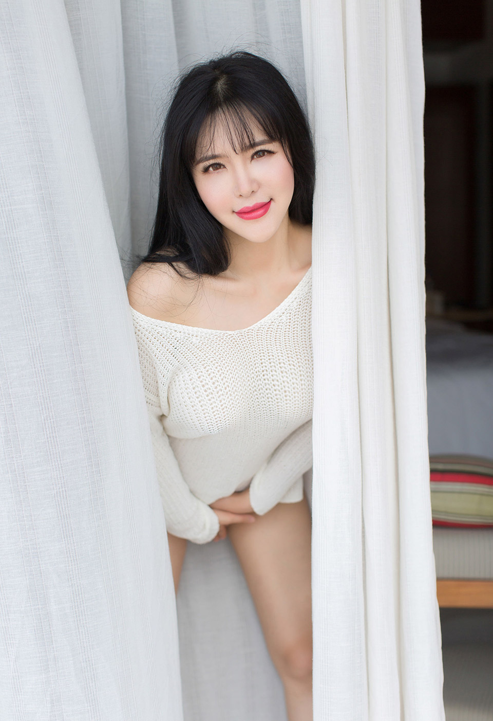 刘钰儿情趣黑丝若隐若现致命诱惑