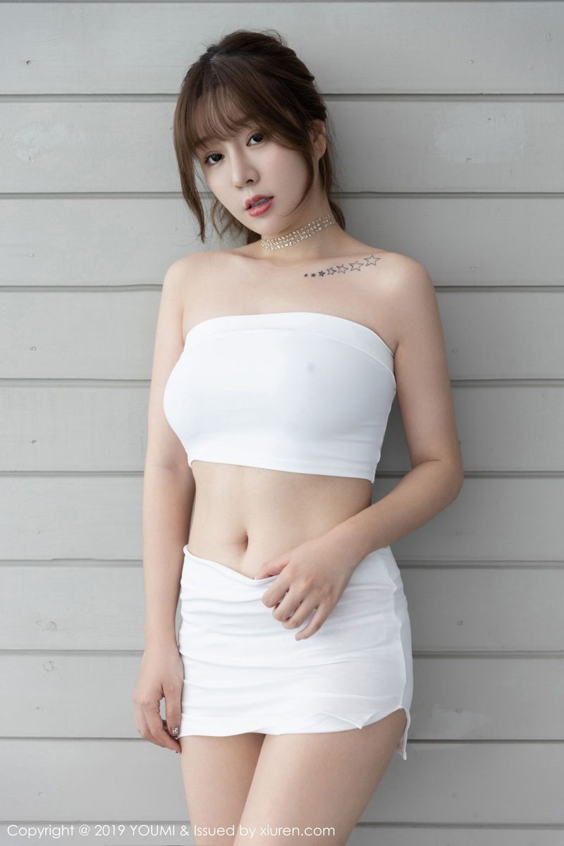 尤蜜荟性感女神王雨纯内衣抹胸系列千娇百媚马尔代夫旅拍