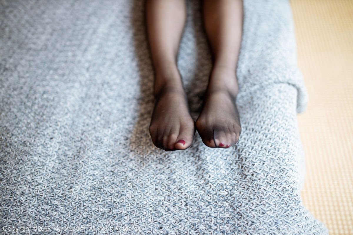 秀人网性感女神Angela小热巴黑丝美腿猫女郎装扮诱人写真