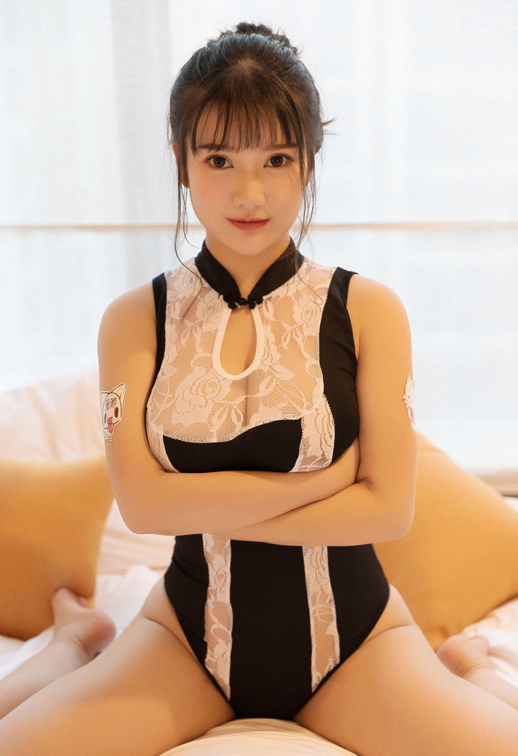 小尤奈镂空古典风情趣内衣诱惑