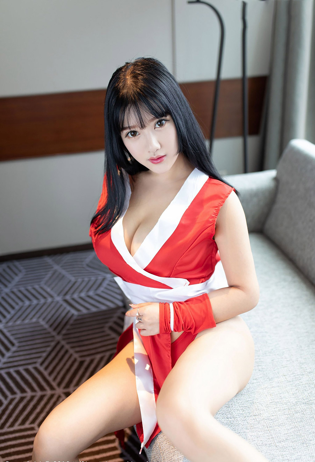 小尤奈COS不知火舞清甜容颜宅男杀手