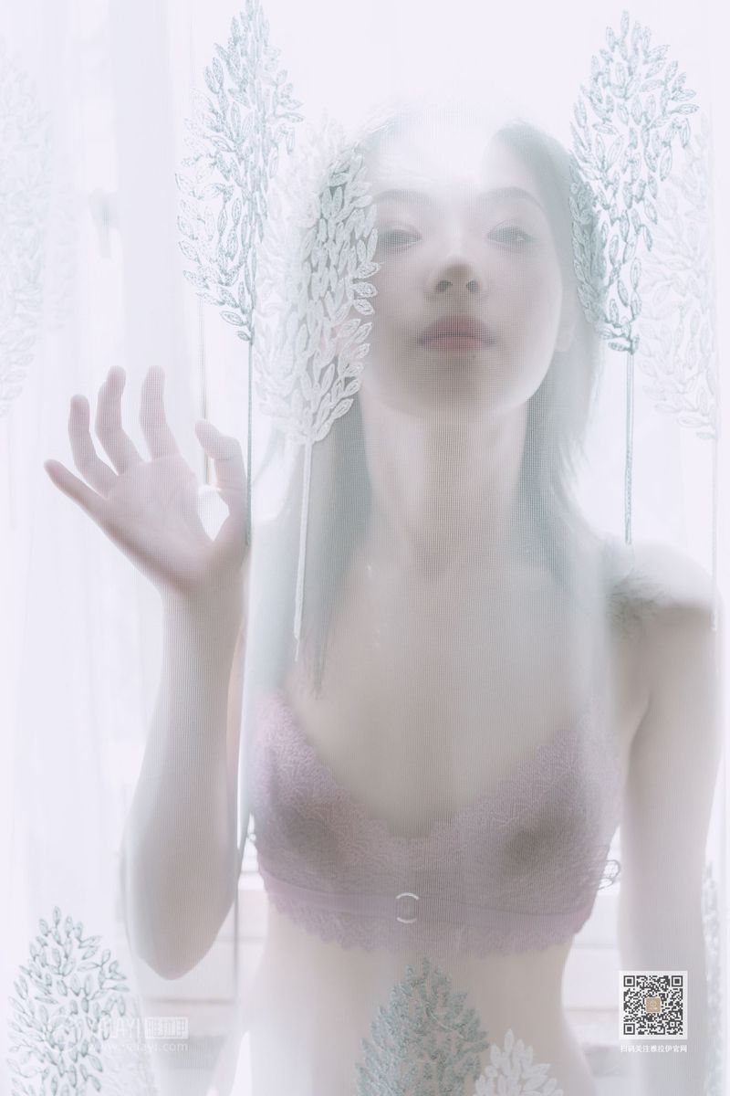 YALAYI雅拉伊美女模特含嫣蜜桃成熟时内衣诱惑养眼写真