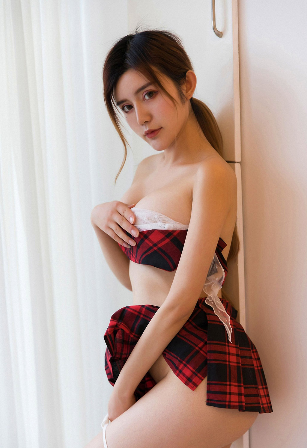 Cris卓娅祺学院风的学生清纯风格制服