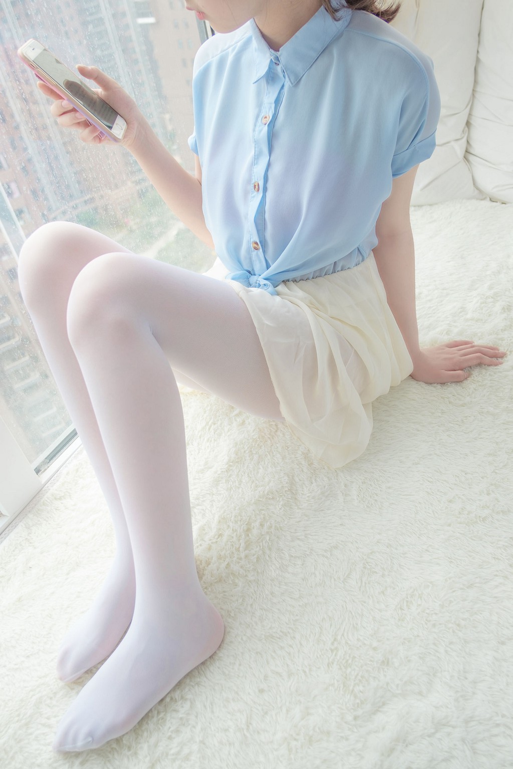 《窗台上的薄纱少女》 [森萝财团] R15-007 写真集[83P]