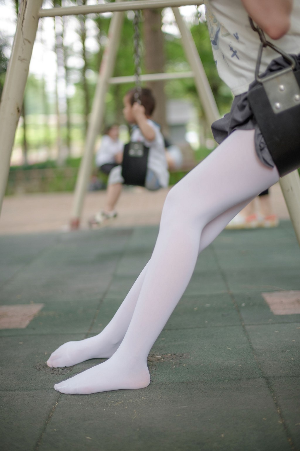 《白丝妹妹游园》 [森萝财团] R15-014 写真集[99P]