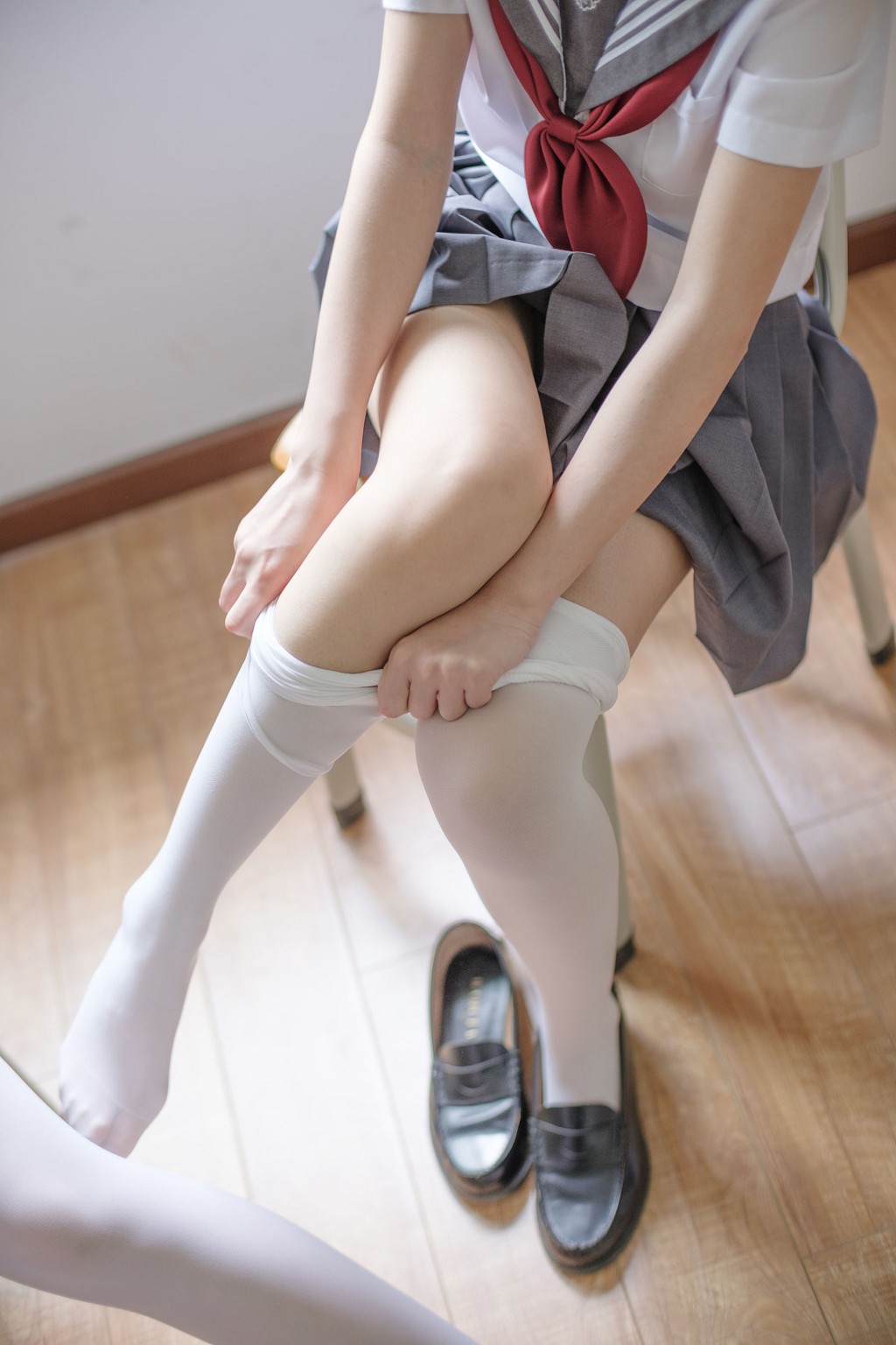 《JK白丝姐妹花》 [森萝财团] X-025 写真集[131P]