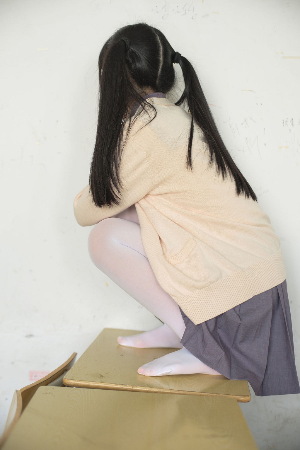 《JK校服白丝》 [森萝财团] X-017 写真集[99P]