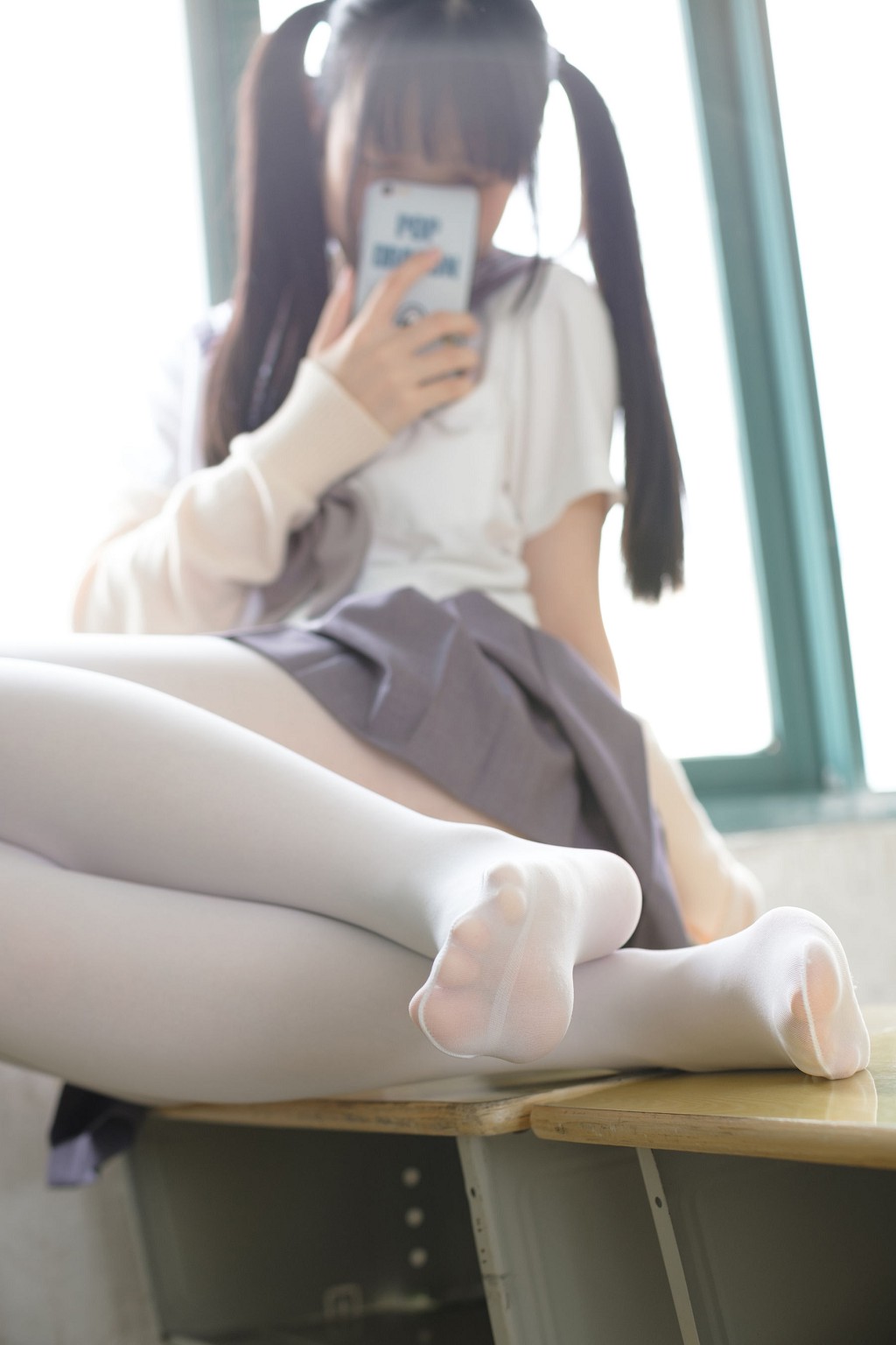 《JK校服白丝》 [森萝财团] X-017 写真集[99P]