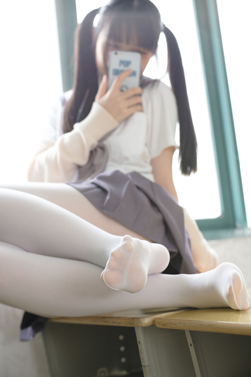 《JK校服白丝》 [森萝财团] X-017 写真集[99P]