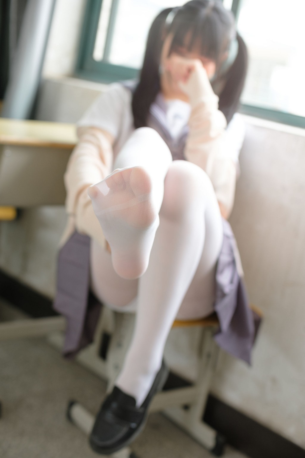 《JK校服白丝》 [森萝财团] X-017 写真集[99P]