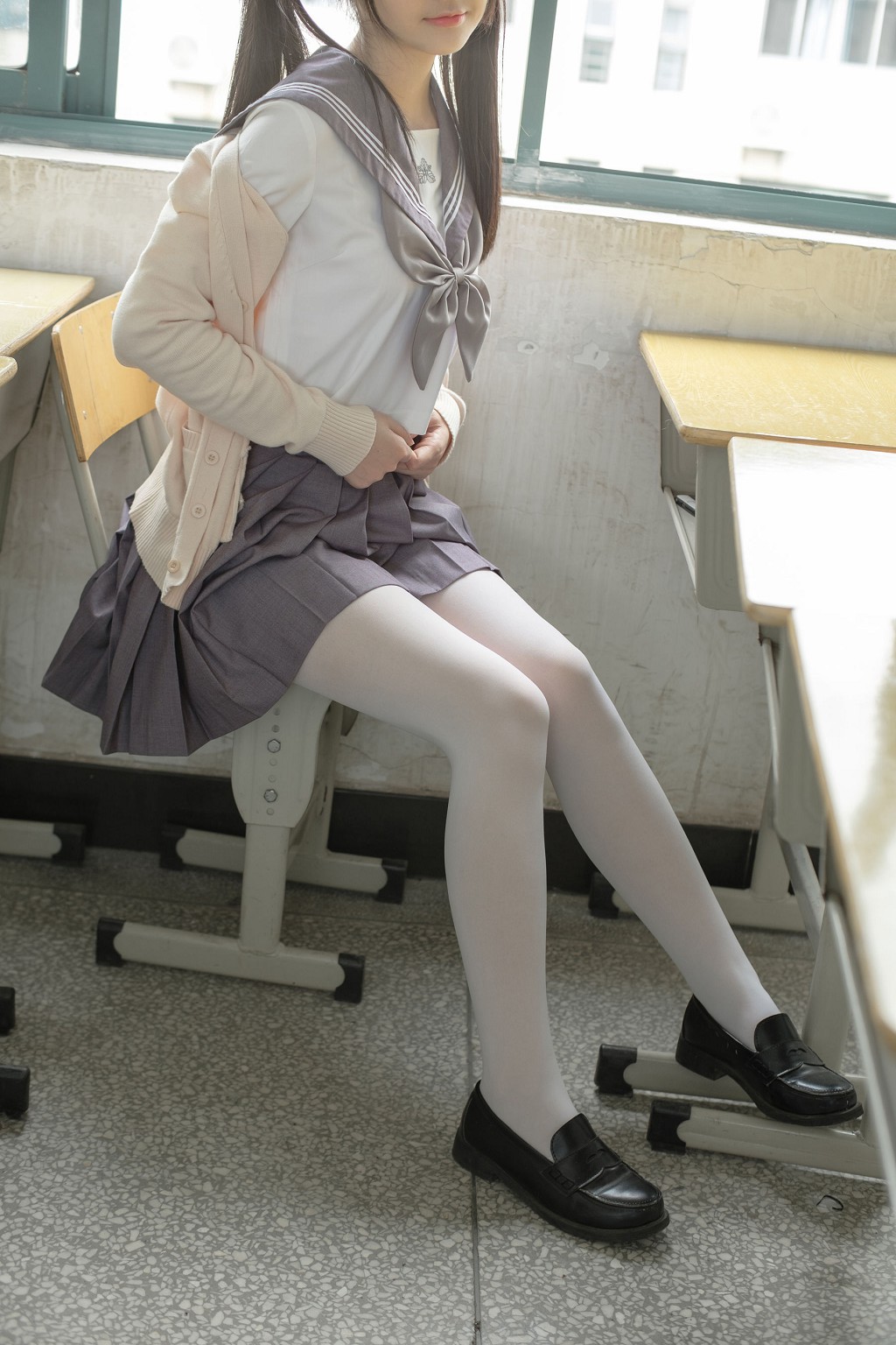 《JK校服白丝》 [森萝财团] X-017 写真集[99P]