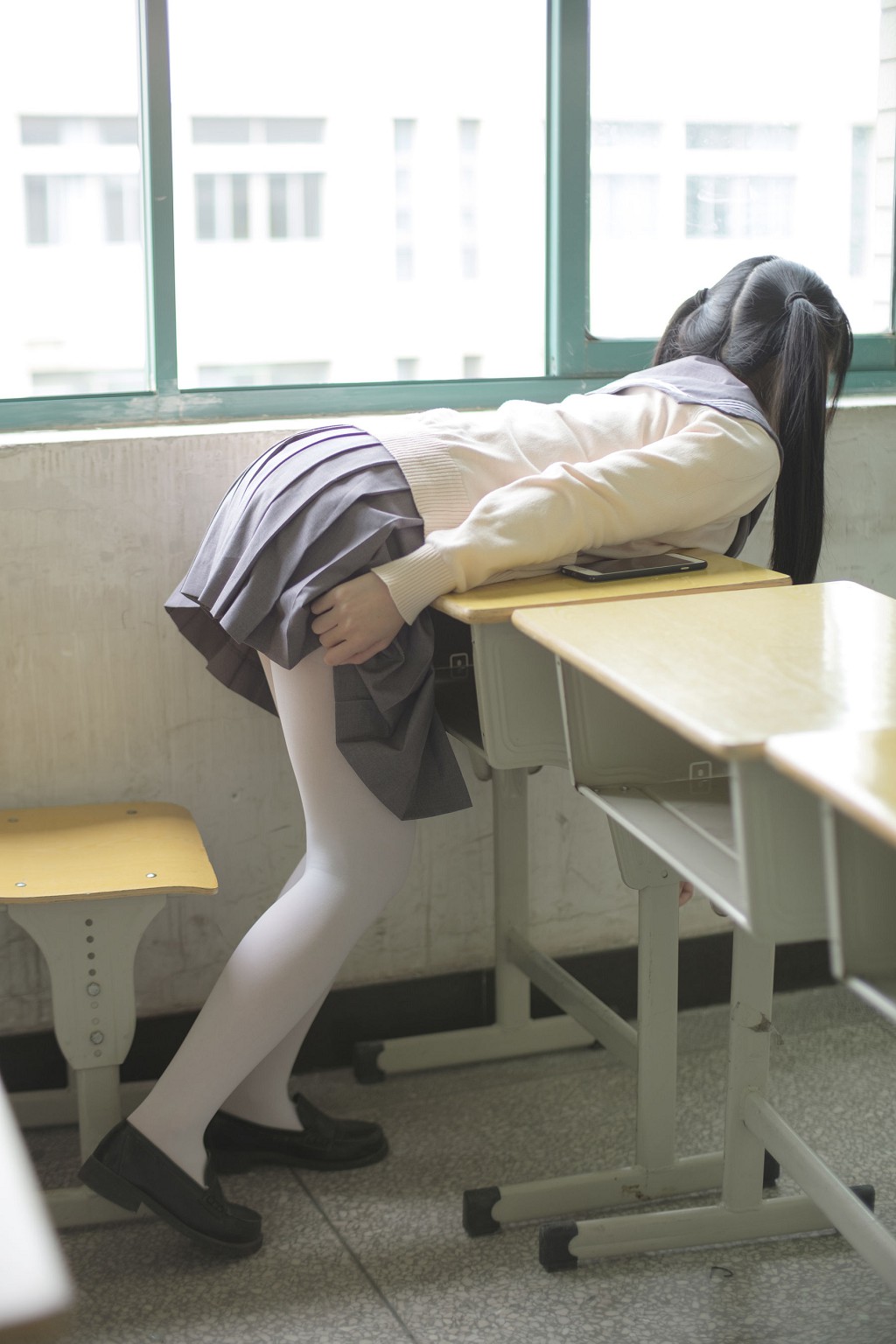 《JK校服白丝》 [森萝财团] X-017 写真集[99P]