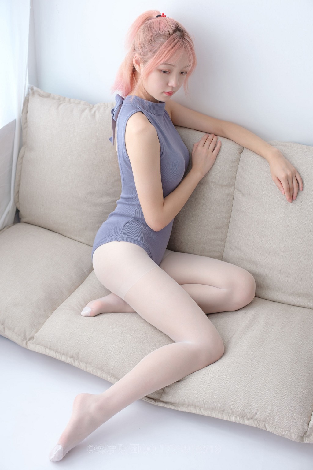 [森萝财团] LOVEPLUS-003 萝蓝丝袜写真集[150P]