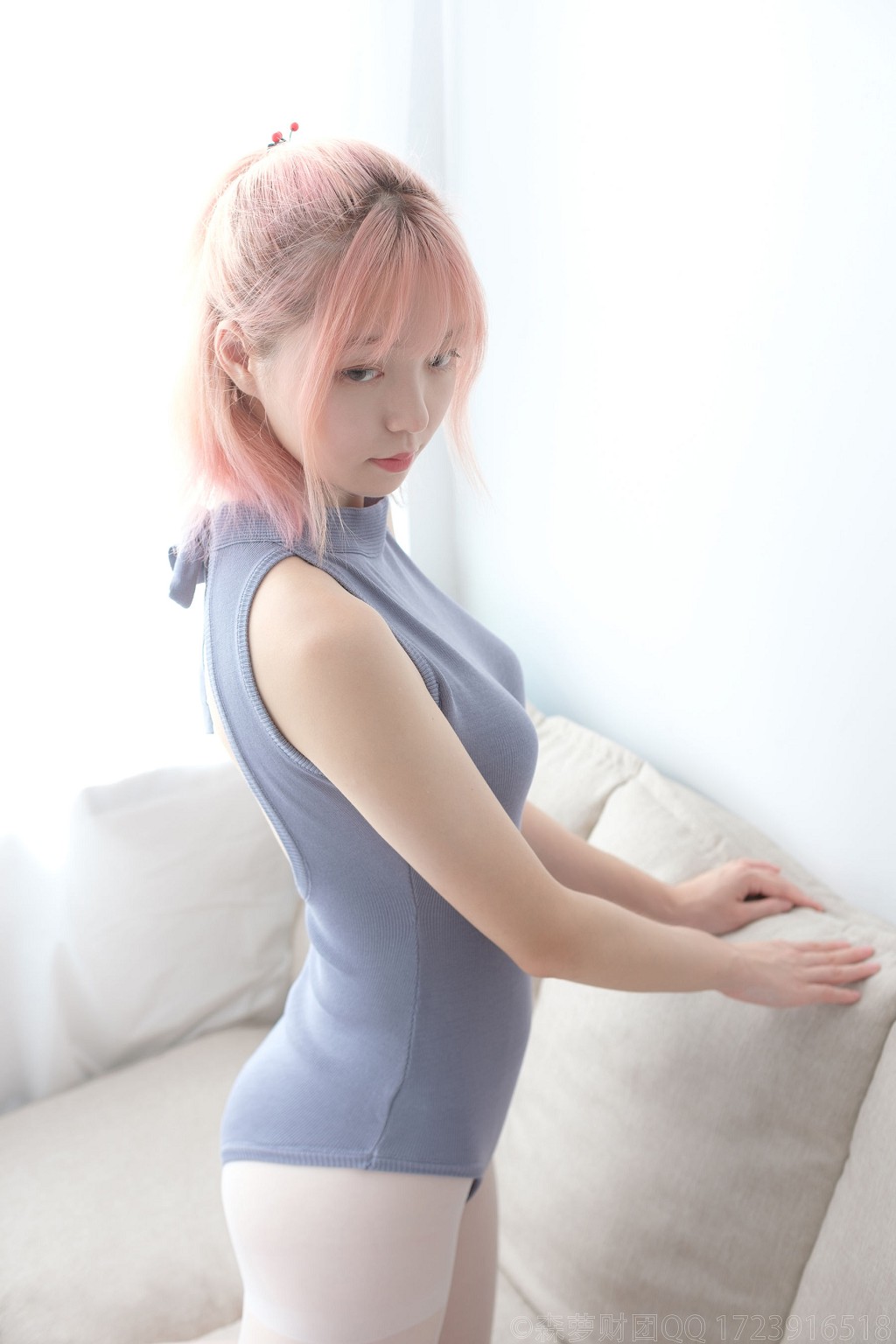 [森萝财团] LOVEPLUS-003 萝蓝丝袜写真集[150P]