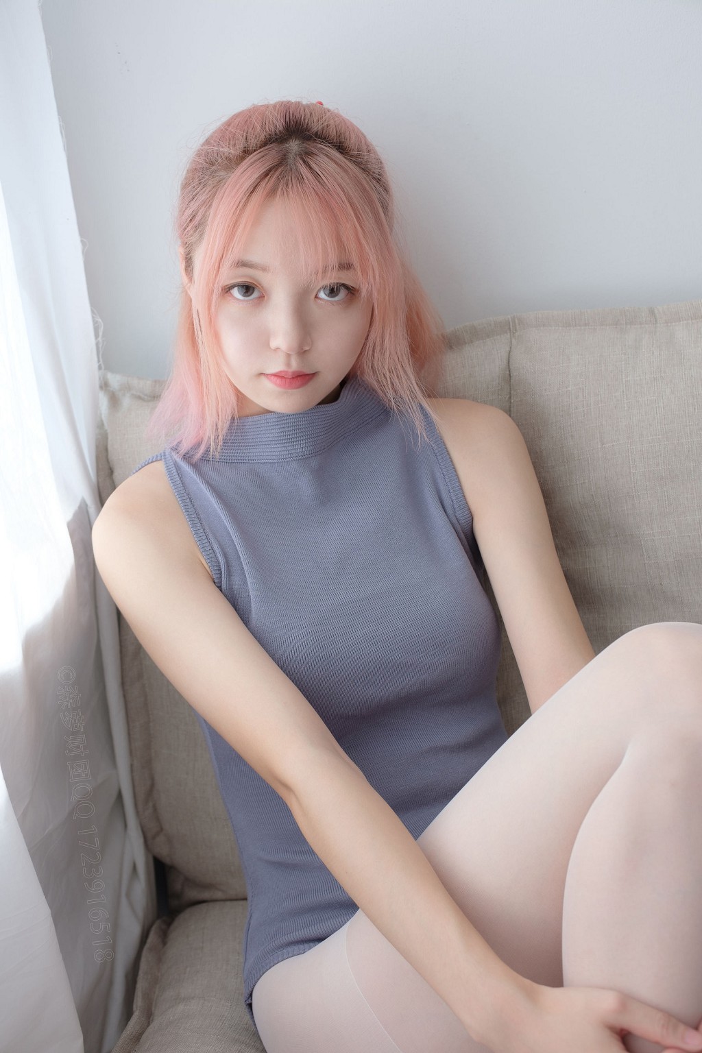 [森萝财团] LOVEPLUS-003 萝蓝丝袜写真集[150P]