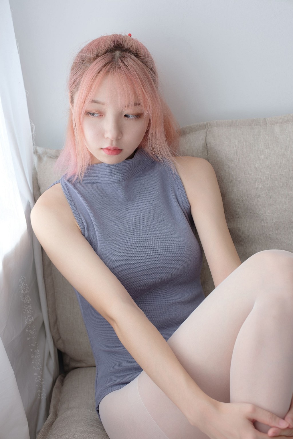 [森萝财团] LOVEPLUS-003 萝蓝丝袜写真集[150P]