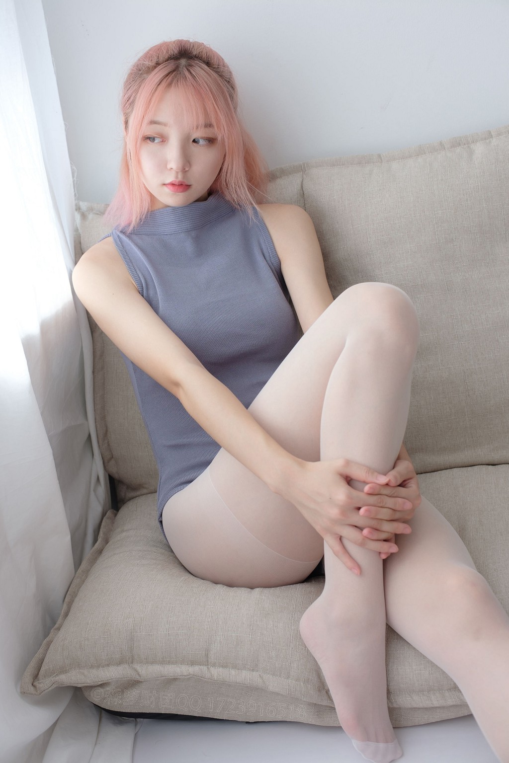 [森萝财团] LOVEPLUS-003 萝蓝丝袜写真集[150P]