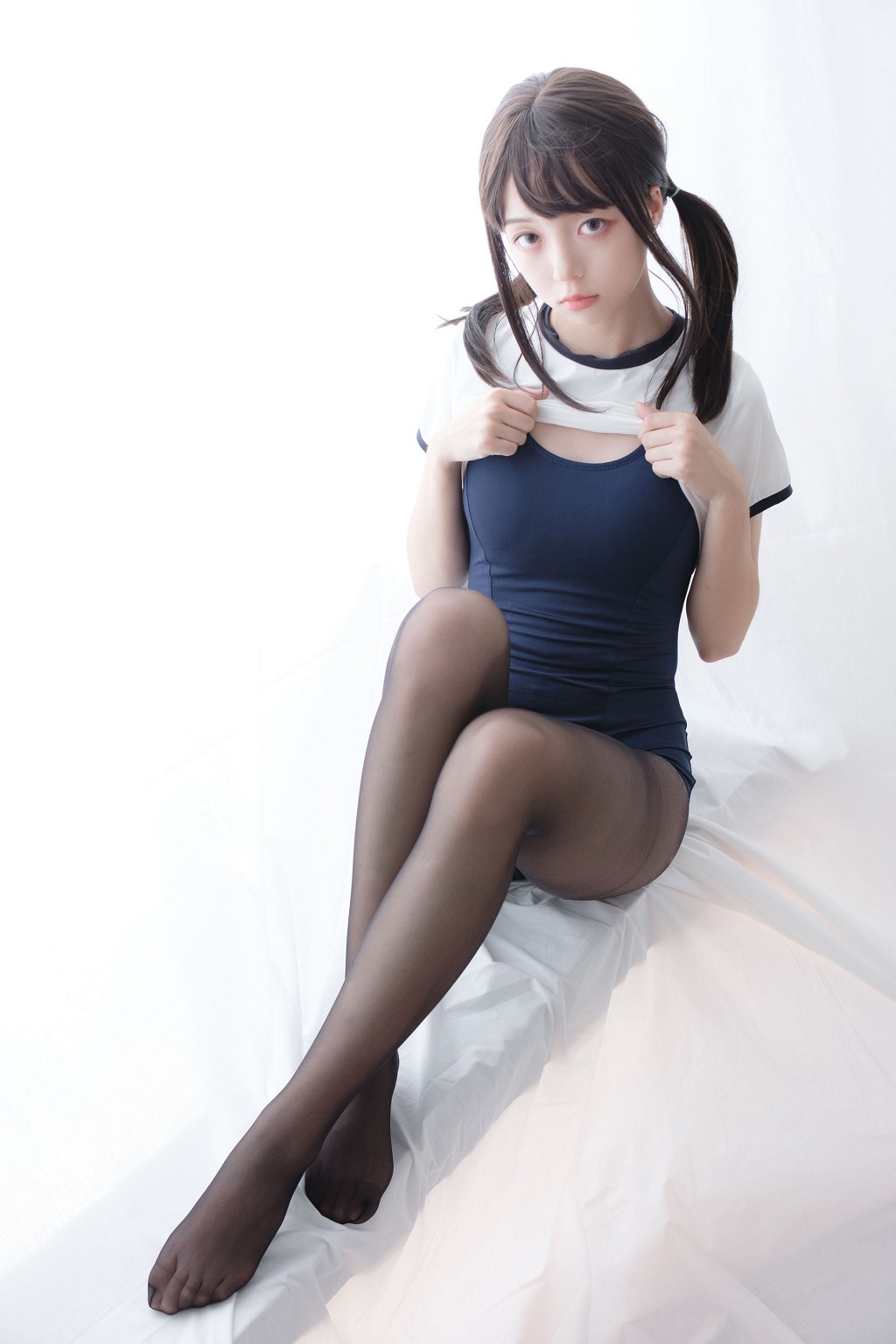 [森萝财团] LOVEPLUS-002 萝蓝丝袜写真集[110P]