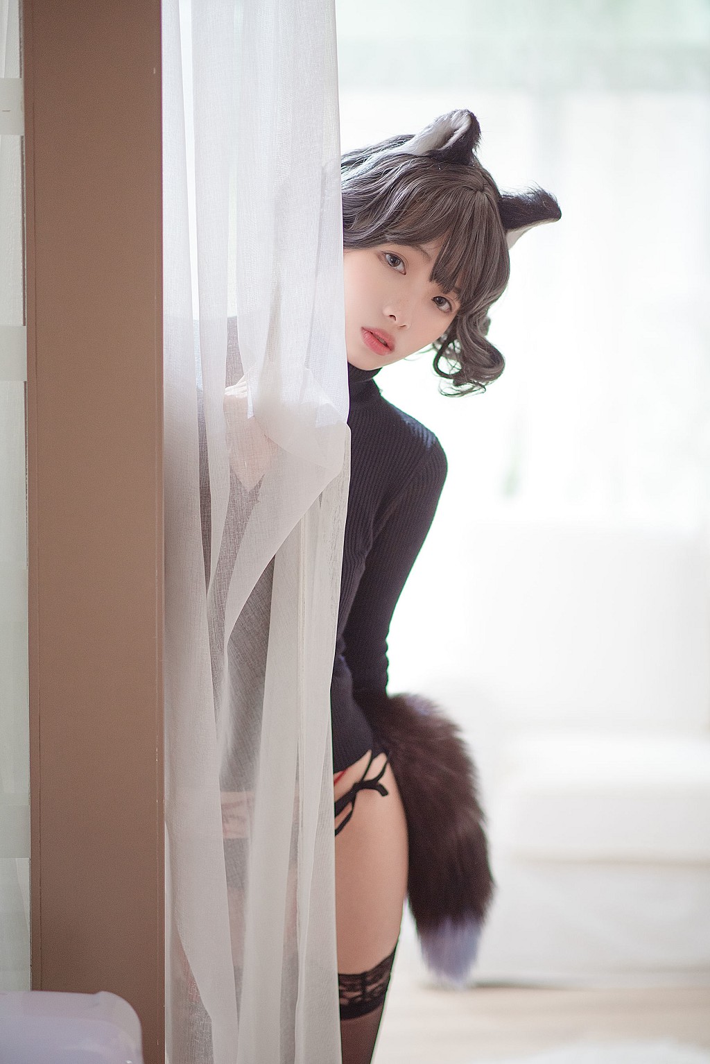 雯妹不讲道理《黑猫内衣》 [COSPLAY福利] 写真集[31P]