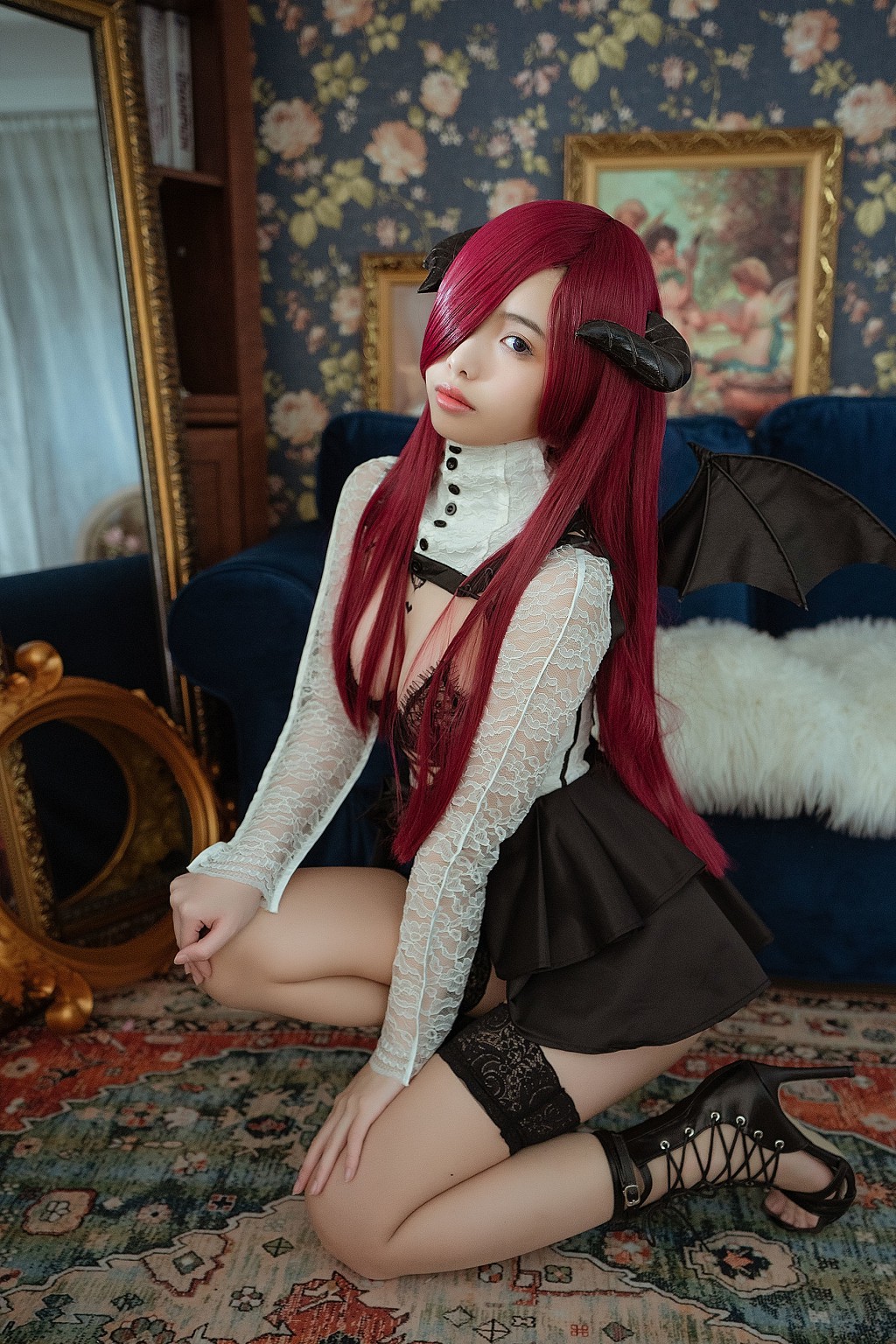 雯妹不讲道理《魅魔 the countess of devil》 [COSPLAY福利] 写真集[38P]